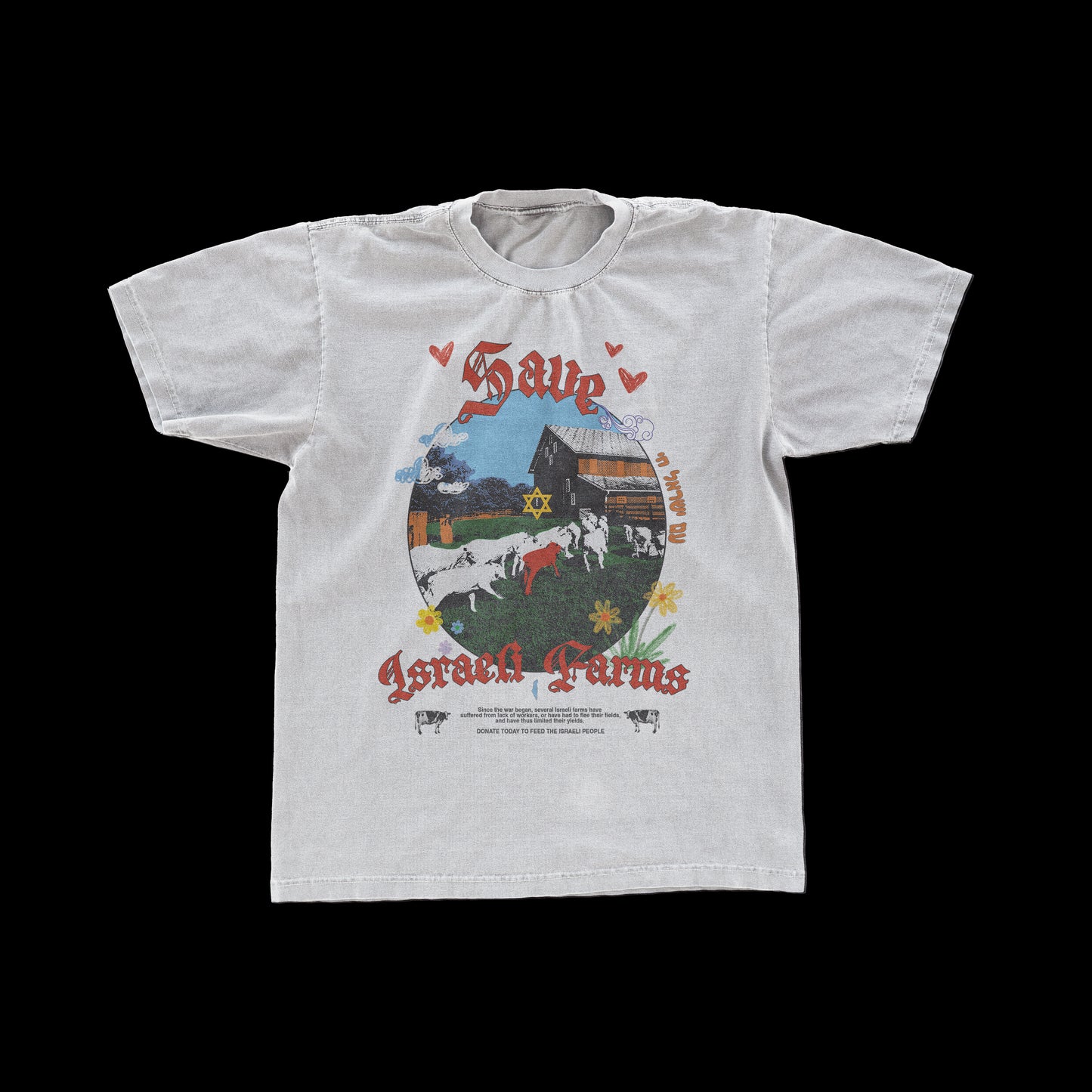 "SAVE ISRAELI FARMS!" Vintage Tee