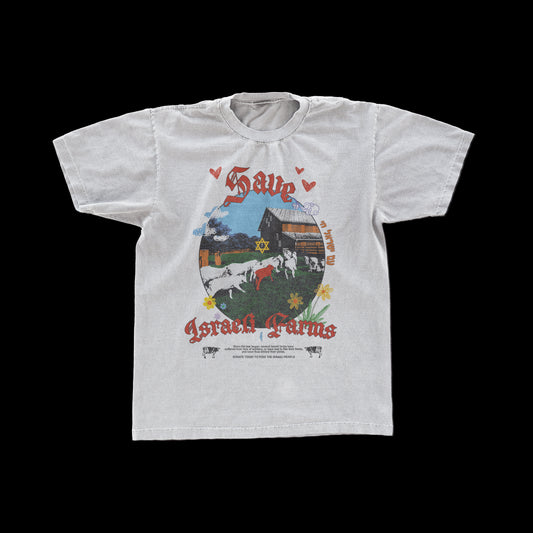"SAVE ISRAELI FARMS!" Vintage Tee