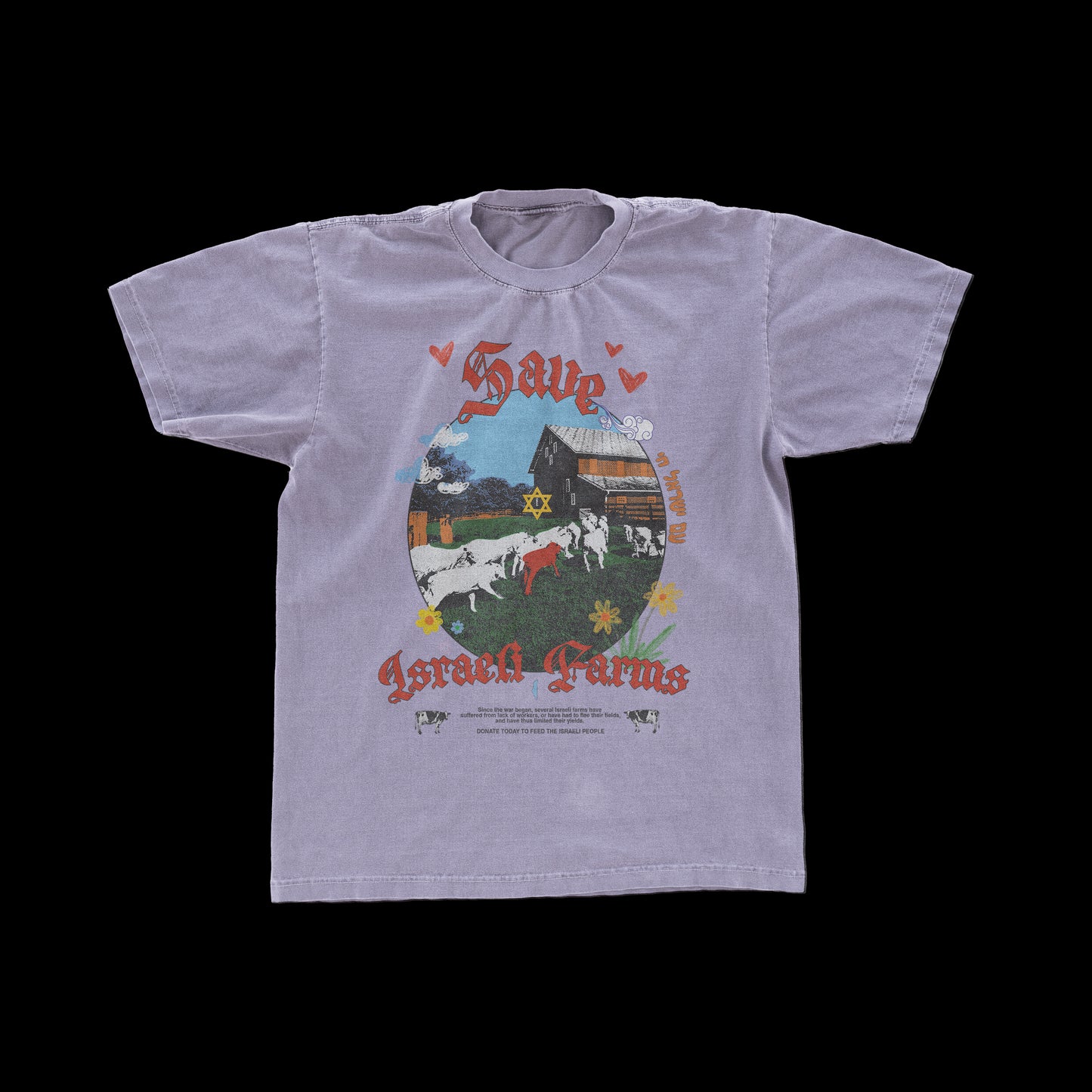 "SAVE ISRAELI FARMS!" Vintage Tee