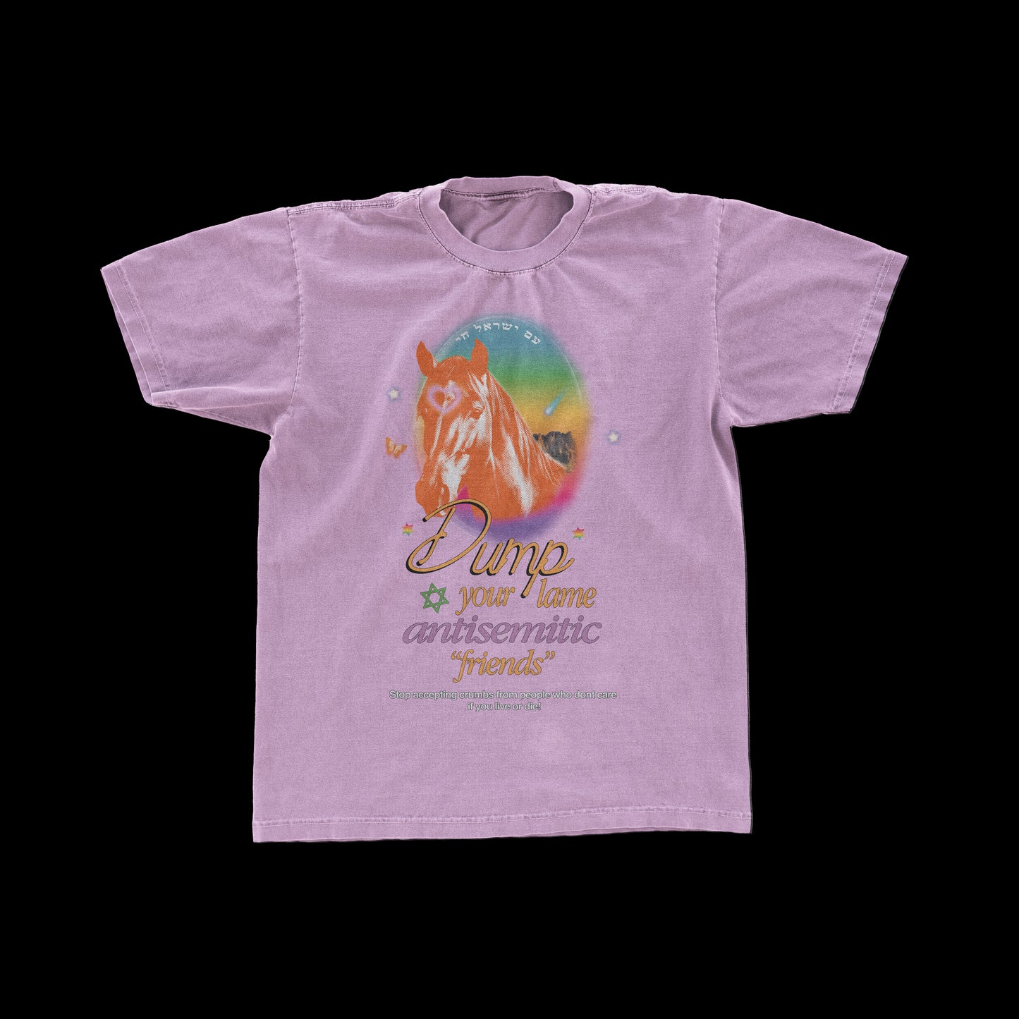 "DUMP YOUR ANTISEMITIC FRIENDS" 70's Vintage Tee