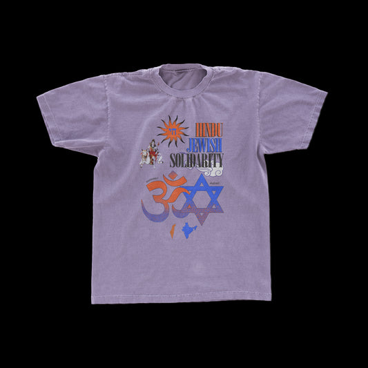 "HINDU JEWISH SOLIDARITY" Vintage Tee