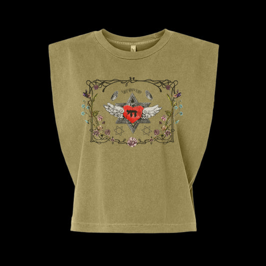 "CHAI" 90's Vintage Sleeveless Heavyweight Women's Muscle Tee