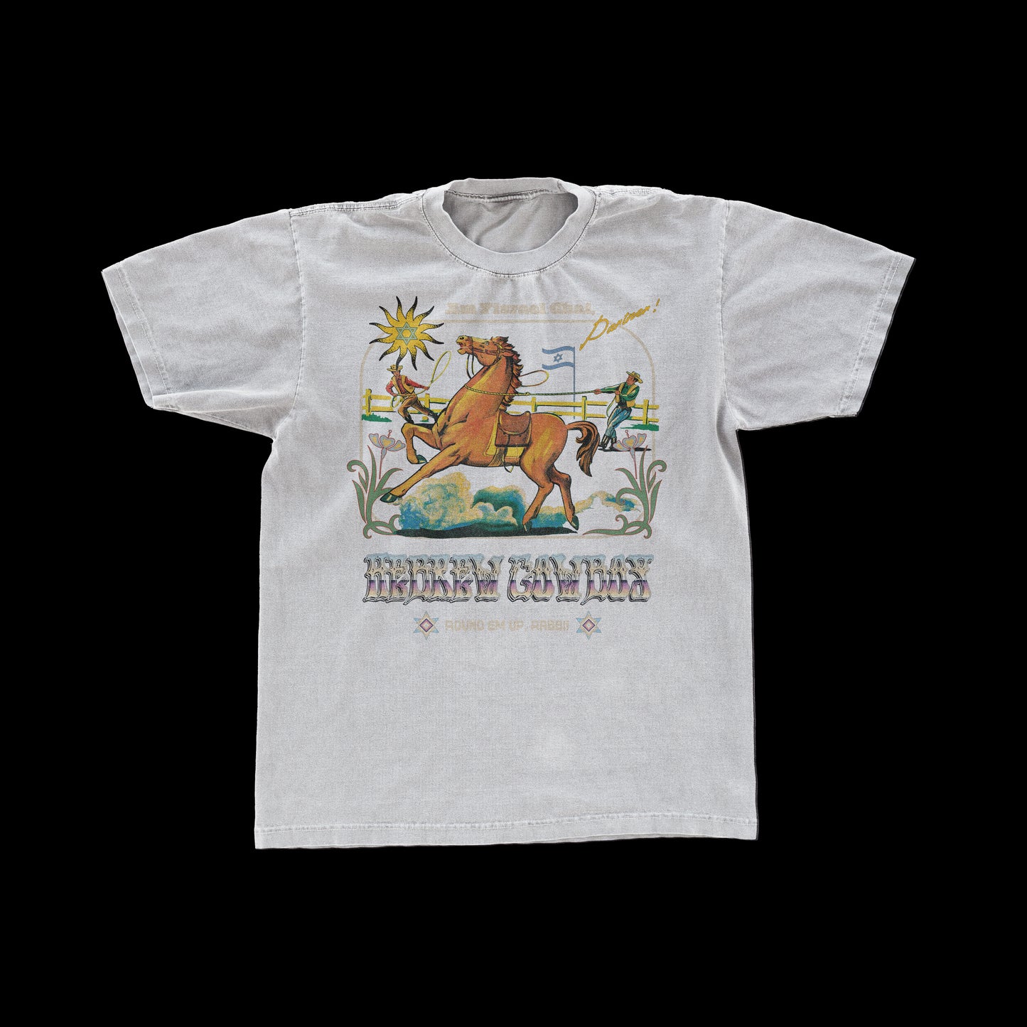 "HEBREW COWBOY" 70's Vintage Tee