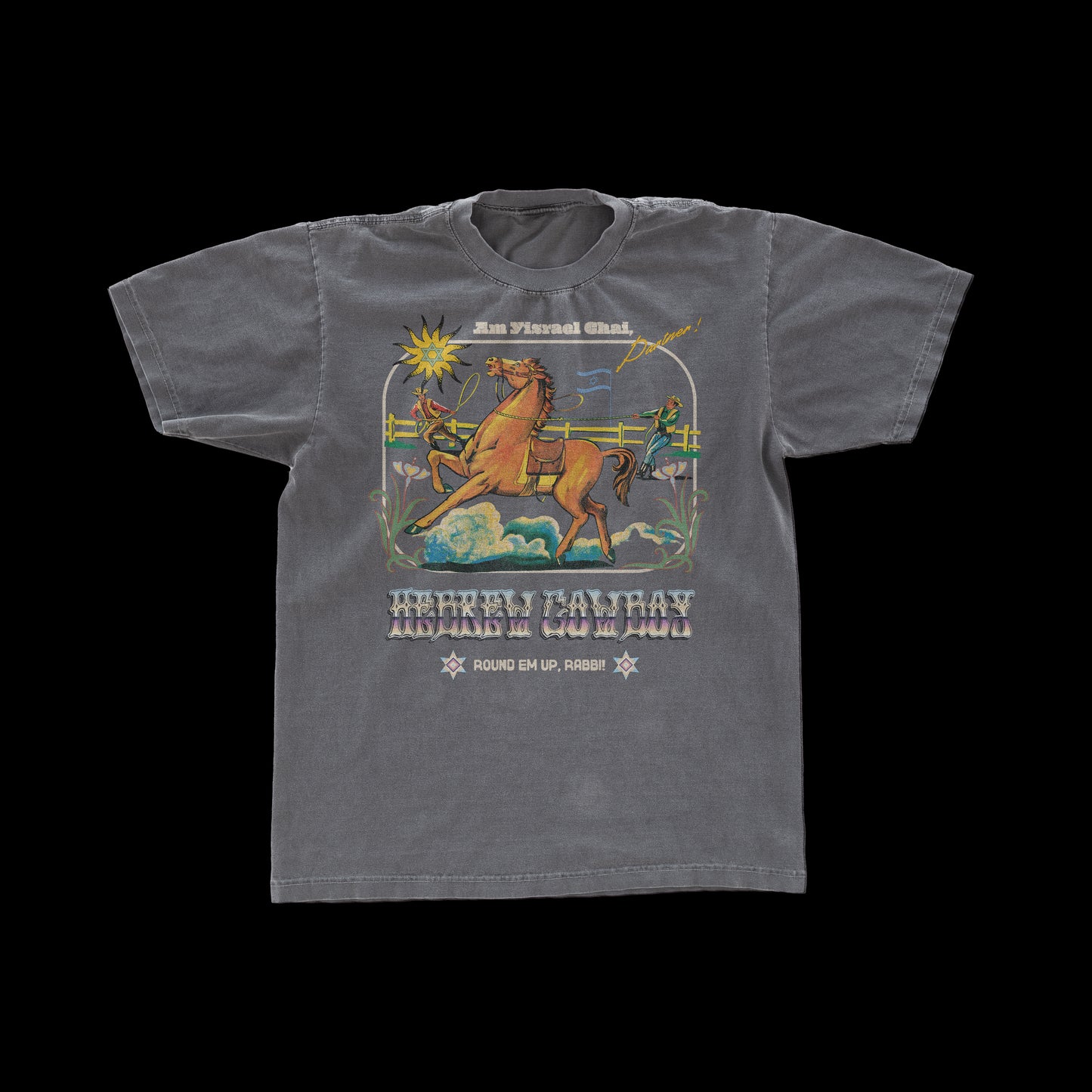 "HEBREW COWBOY" 70's Vintage Tee
