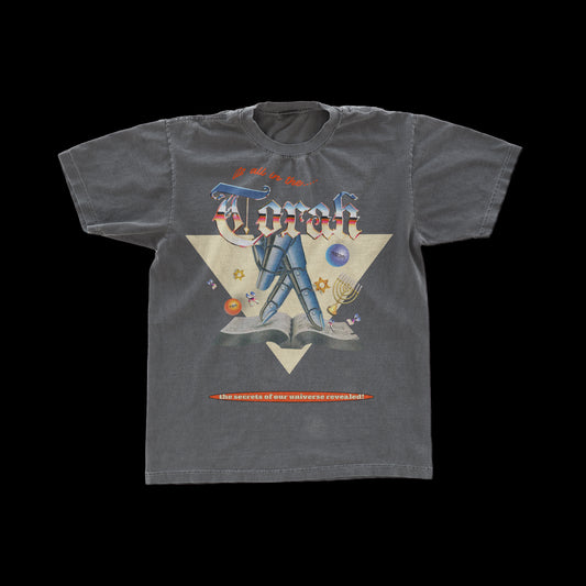 "TORAH 80's" Pepper Vintage Tee