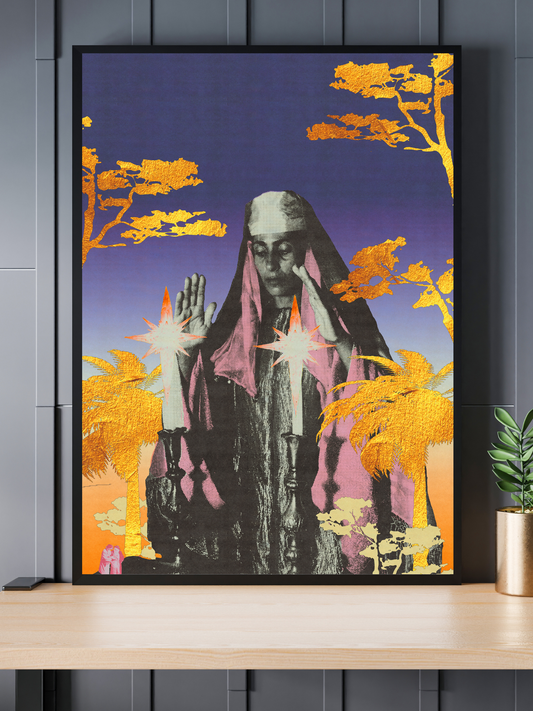 "She Kindles Light"  Gloss 12x18 Print