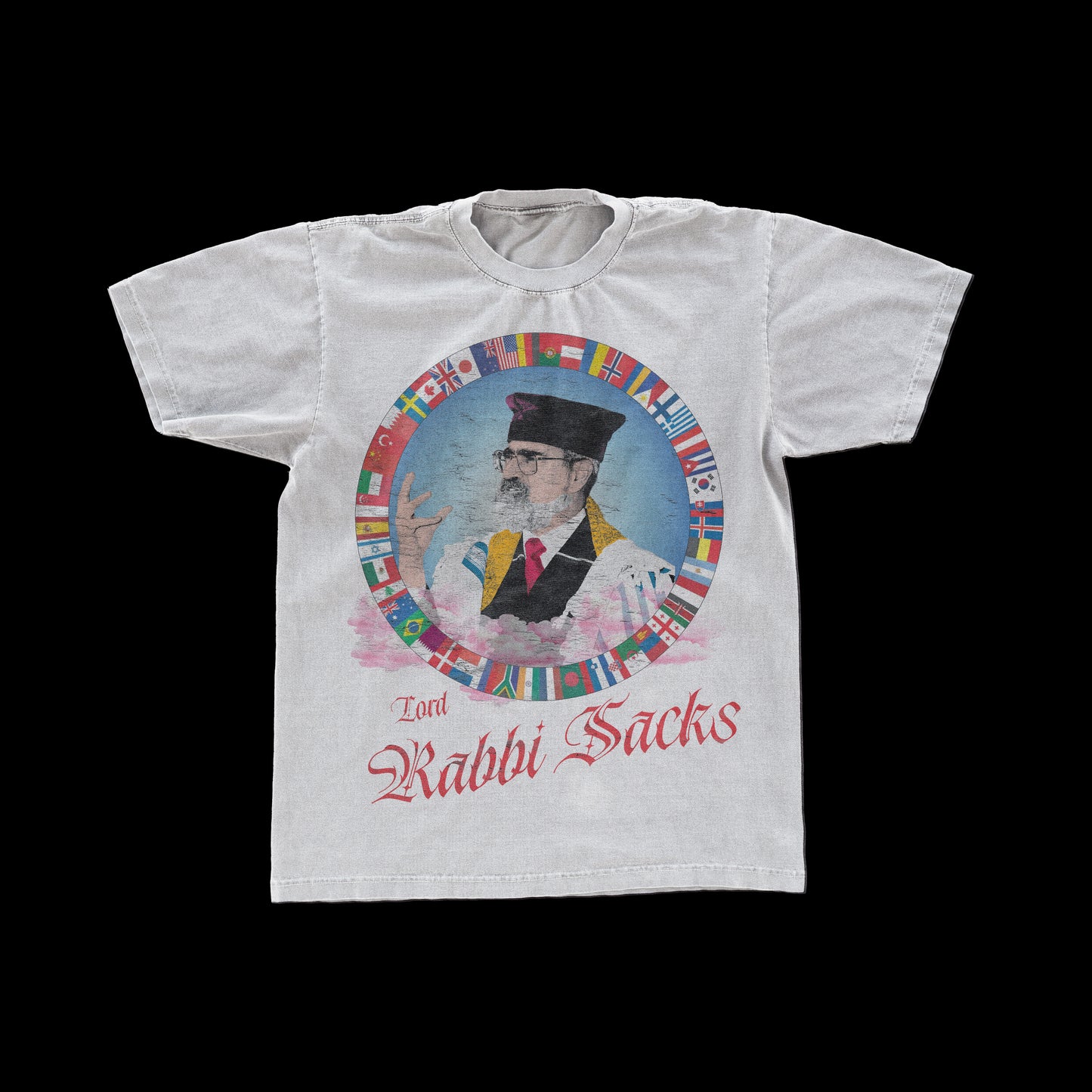 "RABBI SACKS" Double Sided Vintage Tee