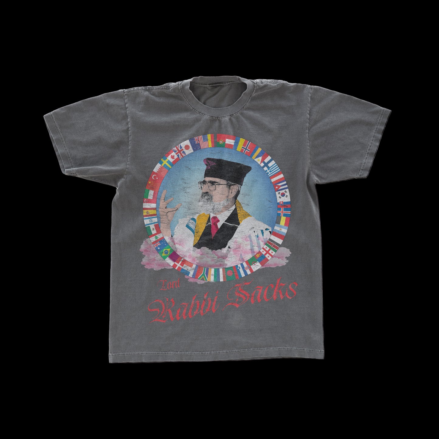"RABBI SACKS" Double Sided Vintage Tee