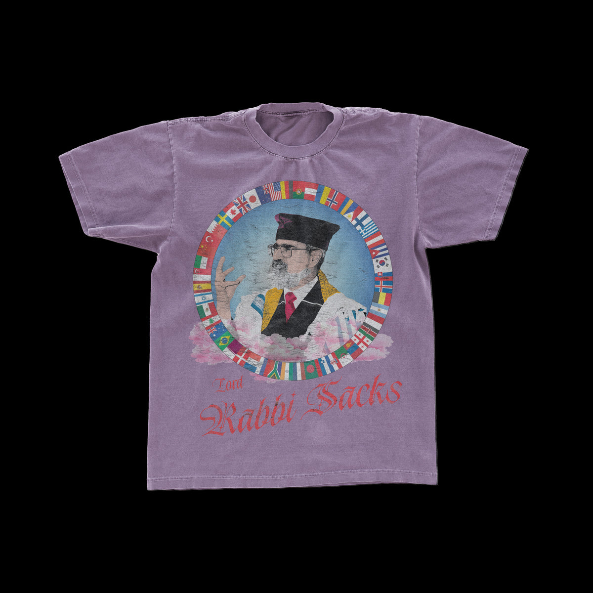"RABBI SACKS" Double Sided Vintage Tee