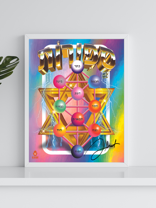 Sefirot HOLOGRAPHIC Print (RARE LIMITED PRINT) (ONLY 10 AVAILABLE)