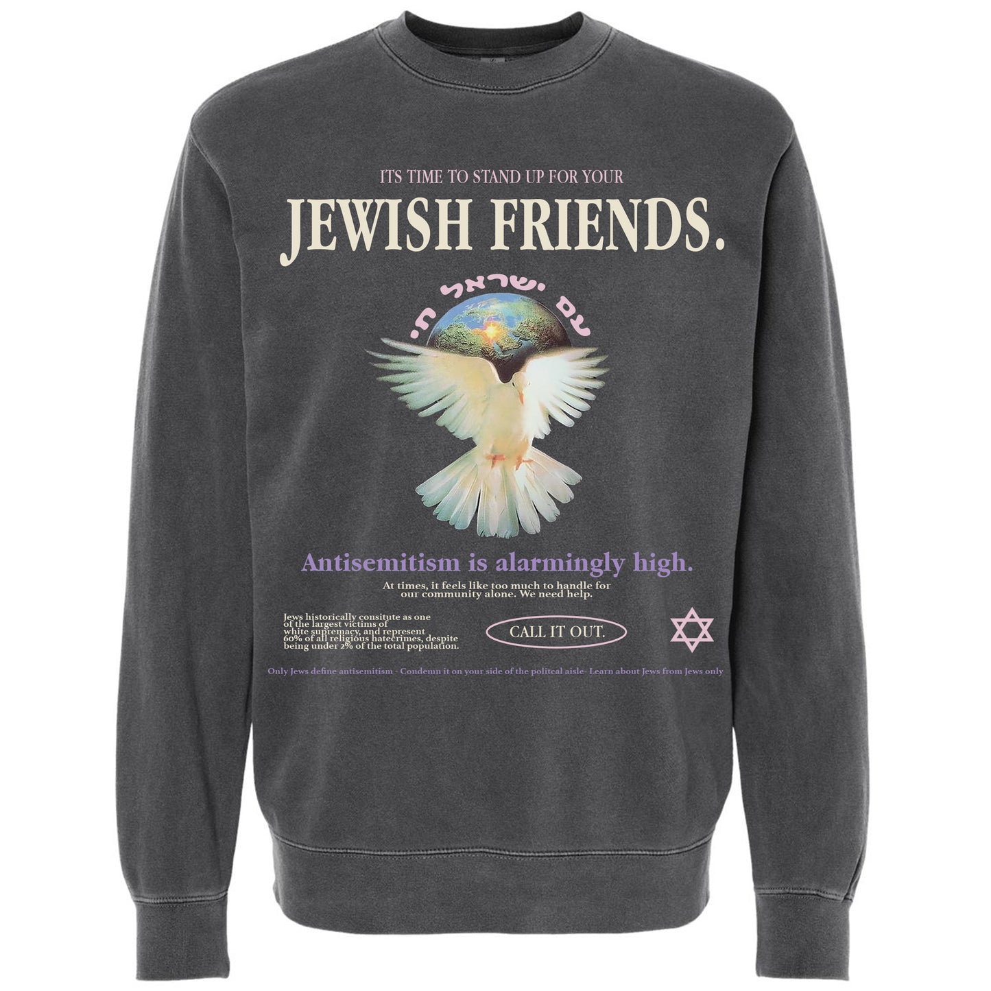 "JEWISH FRIENDS"  Vintage Crewneck Sweatshirt
