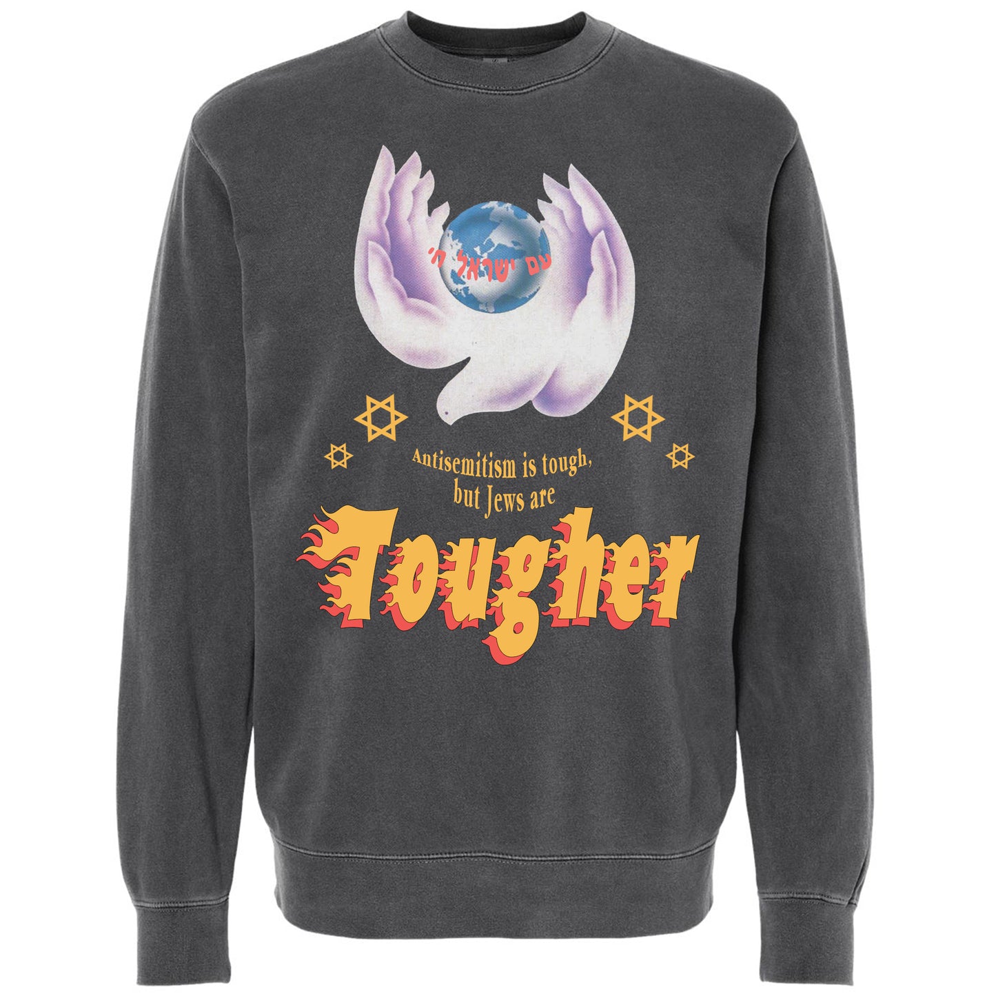 "JEWS ARE TOUGHER"  Vintage Crewneck Sweatshirt