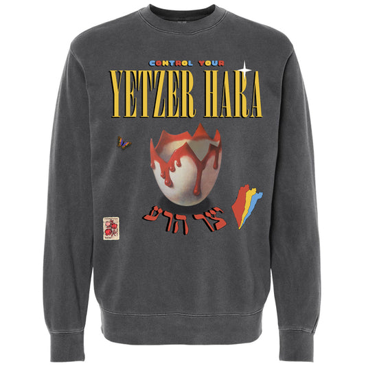 "YETZER HARA"  Vintage Crewneck Sweatshirt