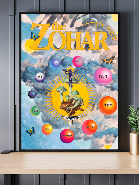 "THE BOOK OF ZOHAR" 12x18 Gloss Print